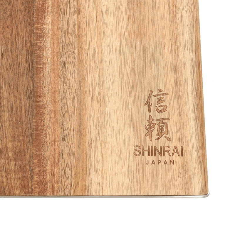 Shinrai Japan - Magnetic Knife Block Cito Single Sided - Acacia Wood