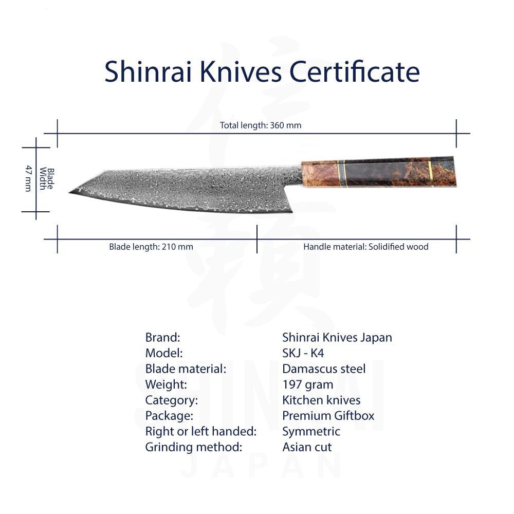 Kiritsuke Octagons Series - Kiritsuke Knife Style 1 – ShinraiKnives